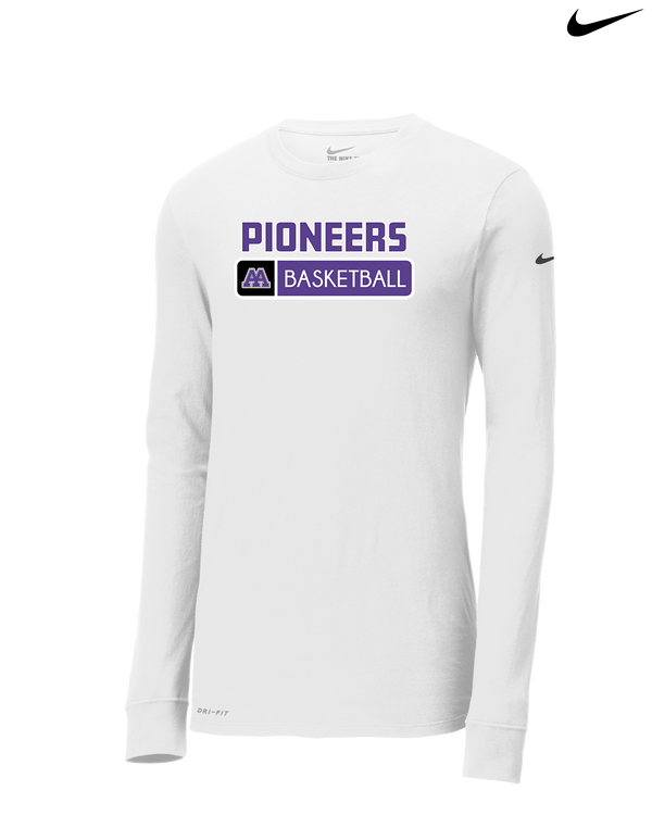 Pioneer HS Girls Basketball Pennant - Nike Dri-Fit Poly Long Sleeve