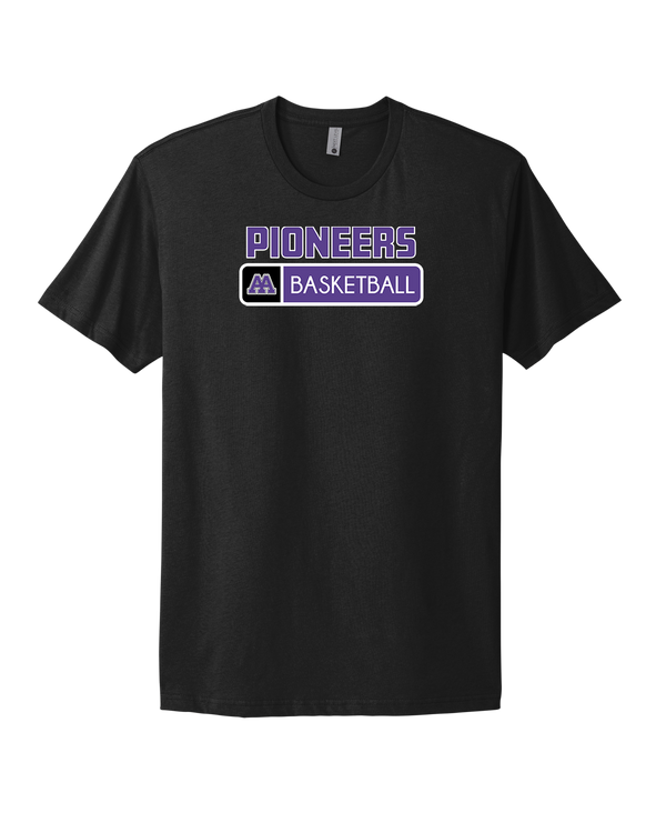 Pioneer HS Girls Basketball Pennant - Select Cotton T-Shirt