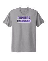 Pioneer HS Girls Basketball Pennant - Select Cotton T-Shirt