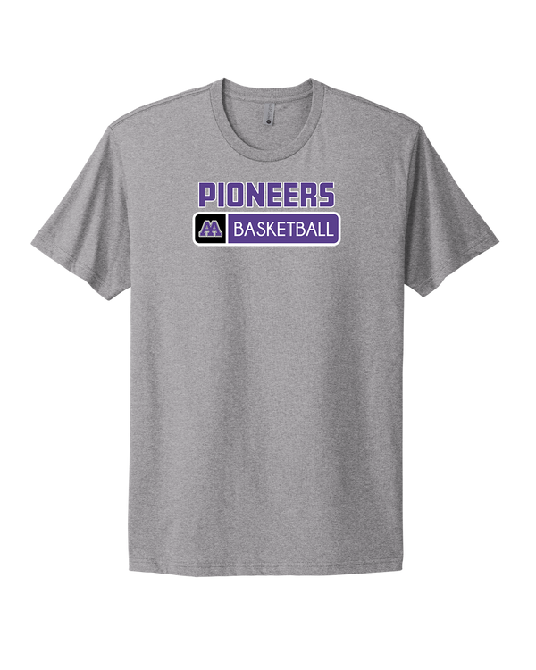 Pioneer HS Girls Basketball Pennant - Select Cotton T-Shirt