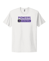 Pioneer HS Girls Basketball Pennant - Select Cotton T-Shirt
