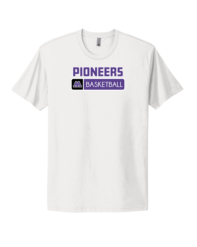Pioneer HS Girls Basketball Pennant - Select Cotton T-Shirt