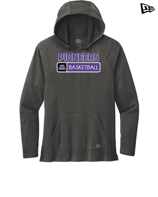 Pioneer HS Girls Basketball Pennant - New Era Tri Blend Hoodie