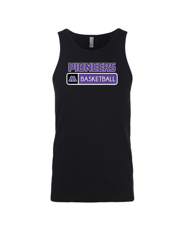 Pioneer HS Girls Basketball Pennant - Mens Tank Top