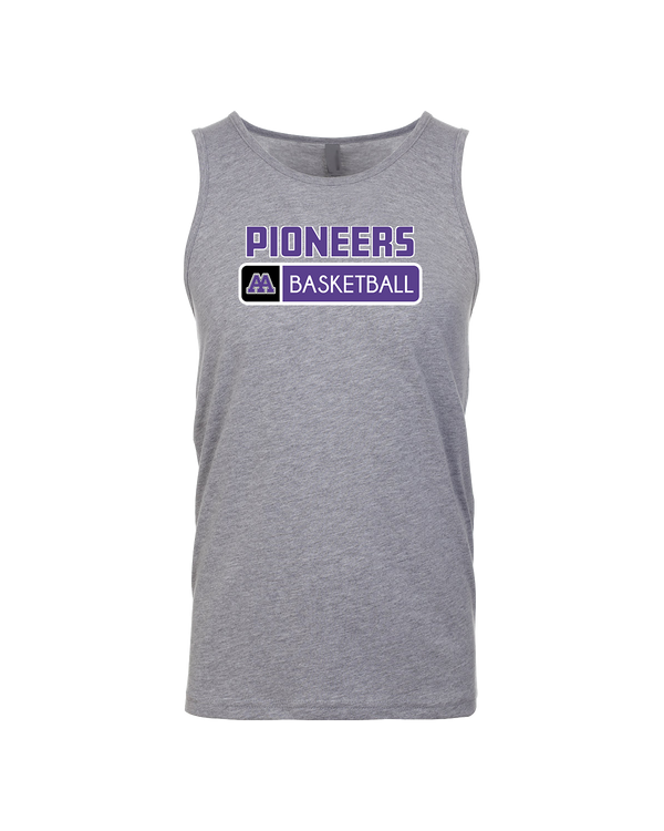 Pioneer HS Girls Basketball Pennant - Mens Tank Top