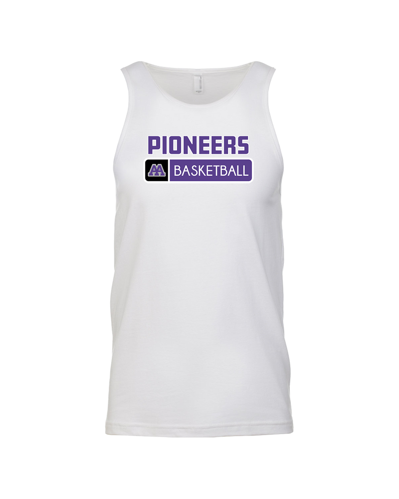 Pioneer HS Girls Basketball Pennant - Mens Tank Top