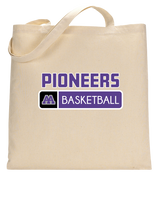 Pioneer HS Girls Basketball Pennant - Tote Bag