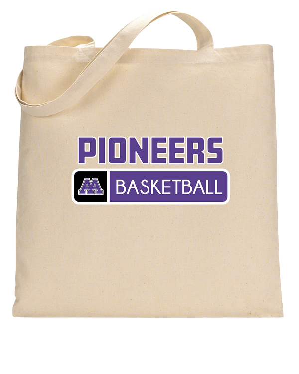 Pioneer HS Girls Basketball Pennant - Tote Bag
