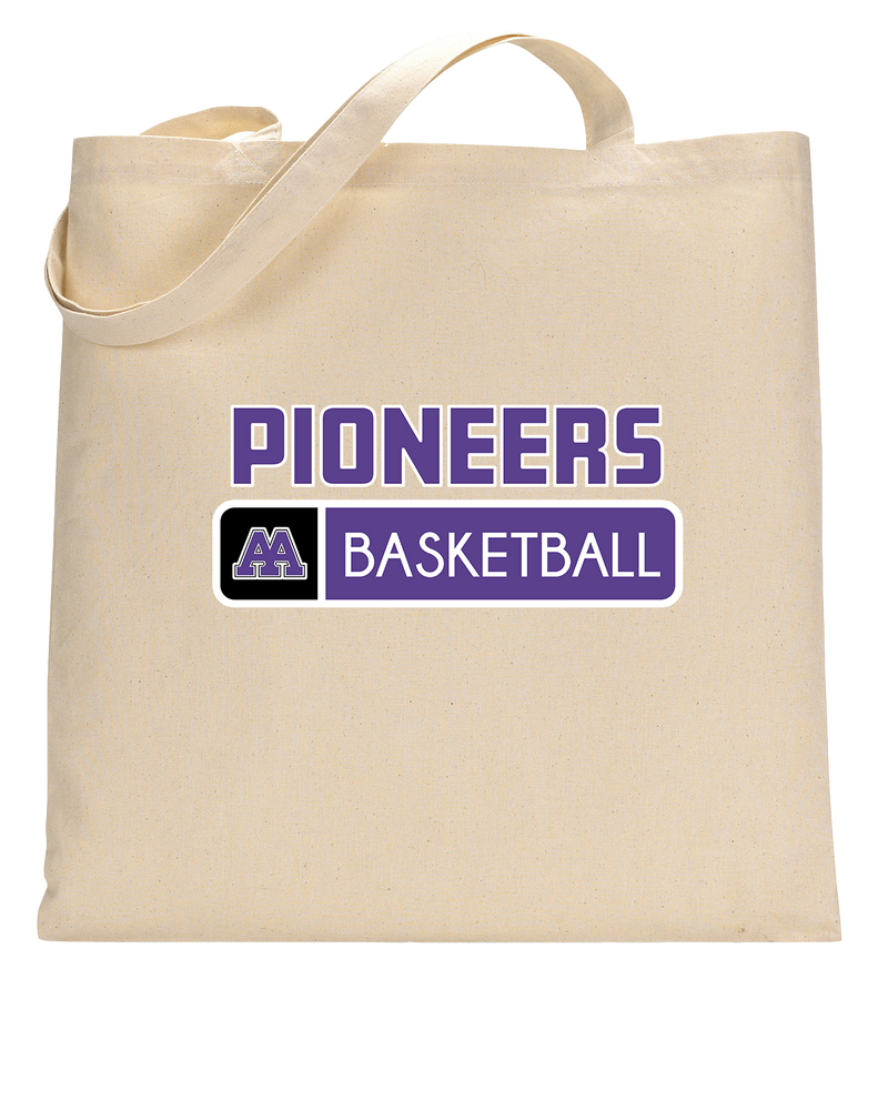 Pioneer HS Girls Basketball Pennant - Tote Bag
