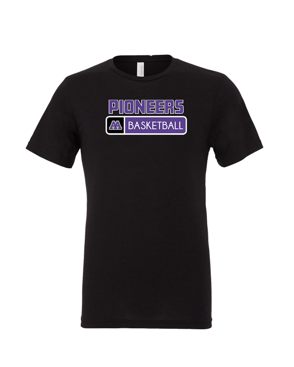 Pioneer HS Girls Basketball Pennant - Mens Tri Blend Shirt