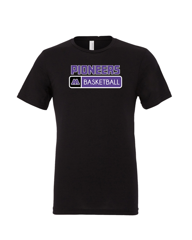 Pioneer HS Girls Basketball Pennant - Mens Tri Blend Shirt