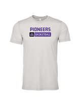 Pioneer HS Girls Basketball Pennant - Mens Tri Blend Shirt