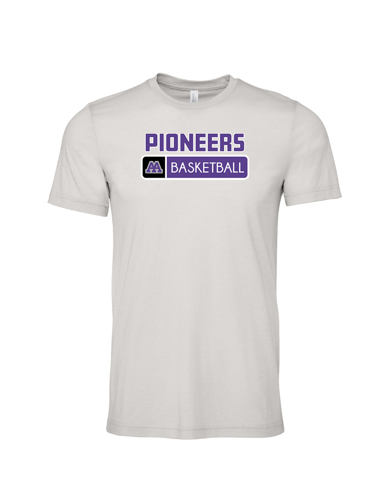 Pioneer HS Girls Basketball Pennant - Mens Tri Blend Shirt