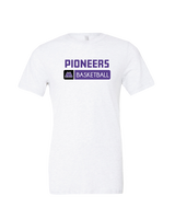 Pioneer HS Girls Basketball Pennant - Mens Tri Blend Shirt
