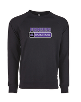 Pioneer HS Girls Basketball Pennant - Crewneck Sweatshirt