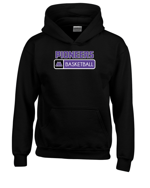 Pioneer HS Girls Basketball Pennant - Cotton Hoodie