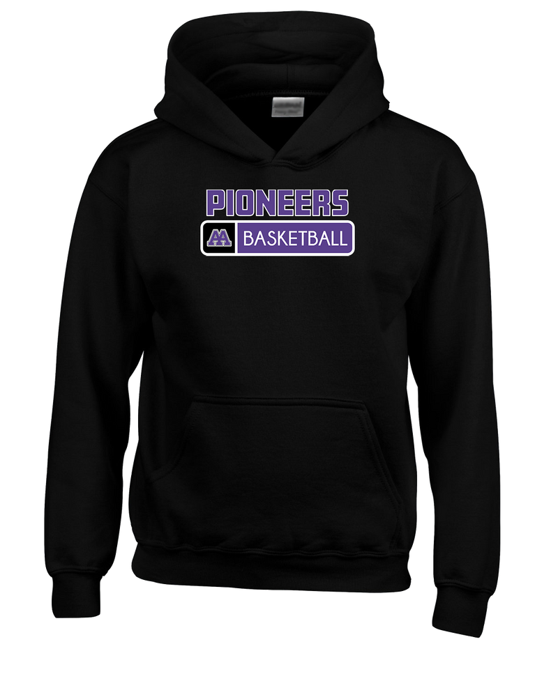 Pioneer HS Girls Basketball Pennant - Cotton Hoodie