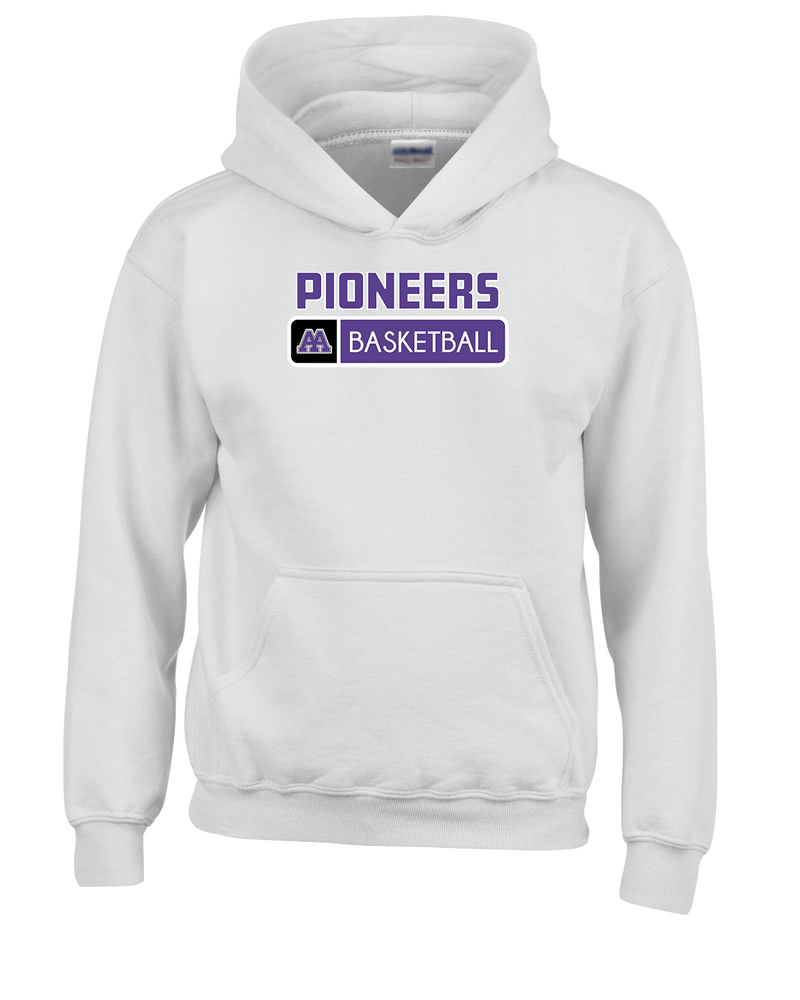 Pioneer HS Girls Basketball Pennant - Cotton Hoodie
