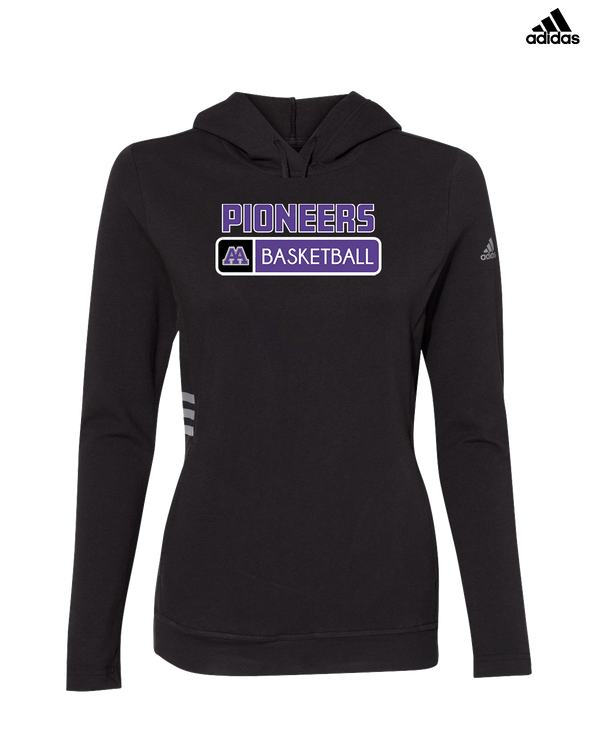 Pioneer HS Girls Basketball Pennant - Adidas Women's Lightweight Hooded Sweatshirt