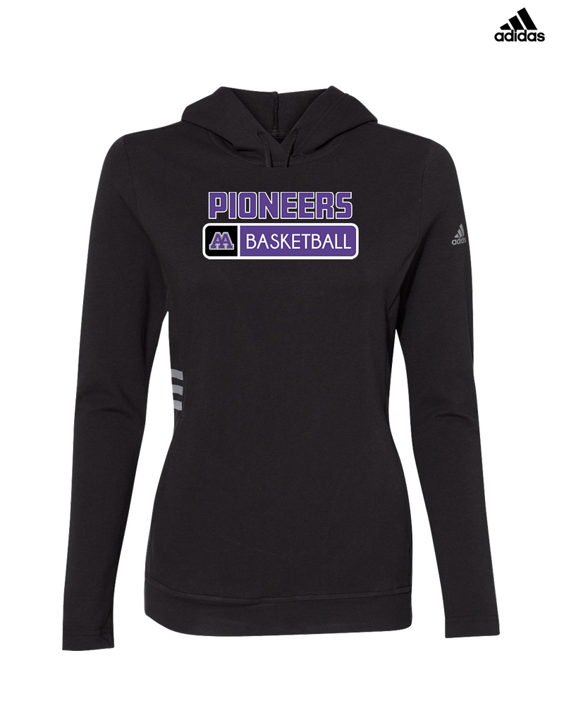 Pioneer HS Girls Basketball Pennant - Adidas Women's Lightweight Hooded Sweatshirt