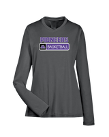 Pioneer HS Girls Basketball Pennant - Womens Performance Long Sleeve