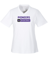 Pioneer HS Girls Basketball Pennant - Womens Performance Shirt