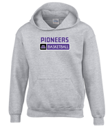 Pioneer HS Girls Basketball Pennant - Youth Hoodie