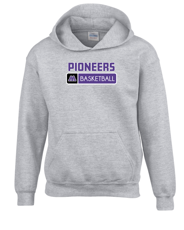 Pioneer HS Girls Basketball Pennant - Youth Hoodie