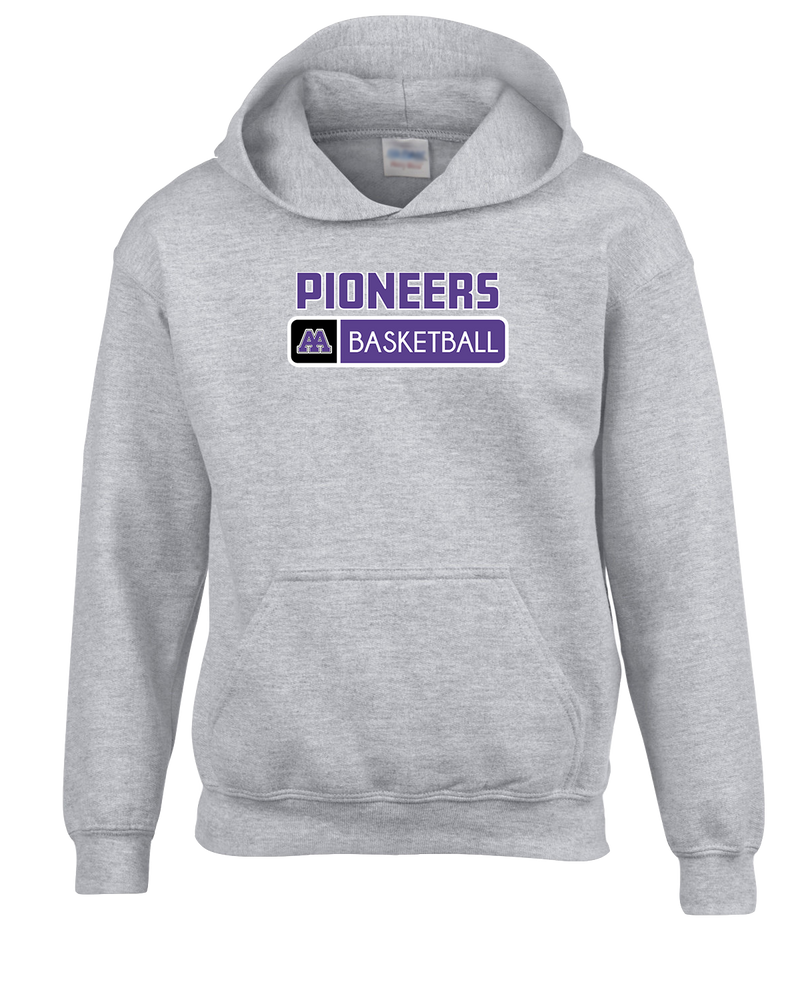 Pioneer HS Girls Basketball Pennant - Youth Hoodie