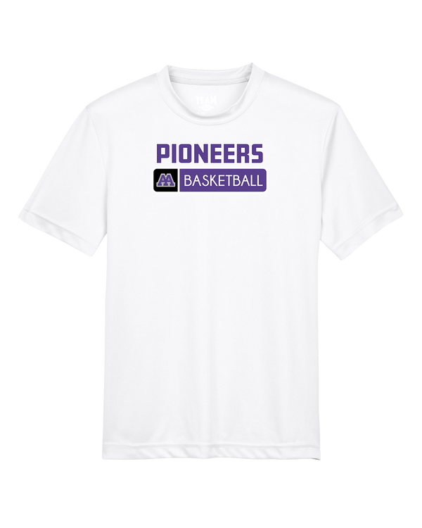 Pioneer HS Girls Basketball Pennant - Youth Performance T-Shirt