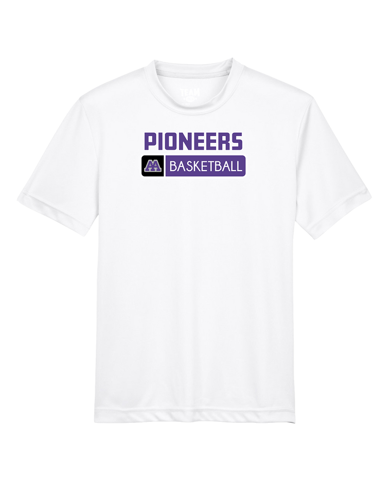 Pioneer HS Girls Basketball Pennant - Youth Performance T-Shirt
