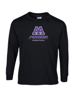 Pioneer HS Girls Basketball Split - Mens Basic Cotton Long Sleeve