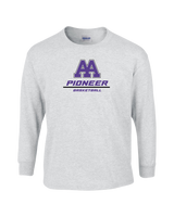 Pioneer HS Girls Basketball Split - Mens Basic Cotton Long Sleeve