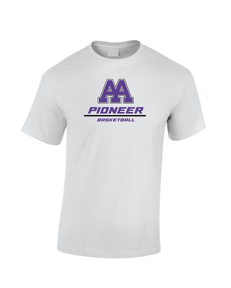 Pioneer HS Girls Basketball Split - Cotton T-Shirt