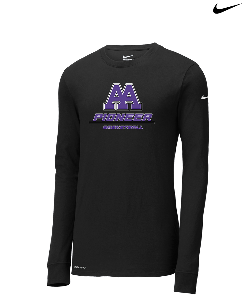 Pioneer HS Girls Basketball Split - Nike Dri-Fit Poly Long Sleeve