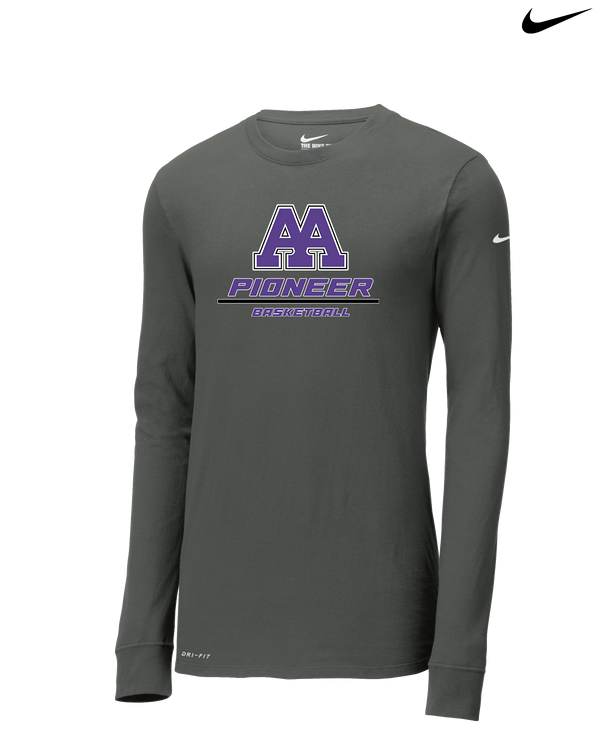 Pioneer HS Girls Basketball Split - Nike Dri-Fit Poly Long Sleeve
