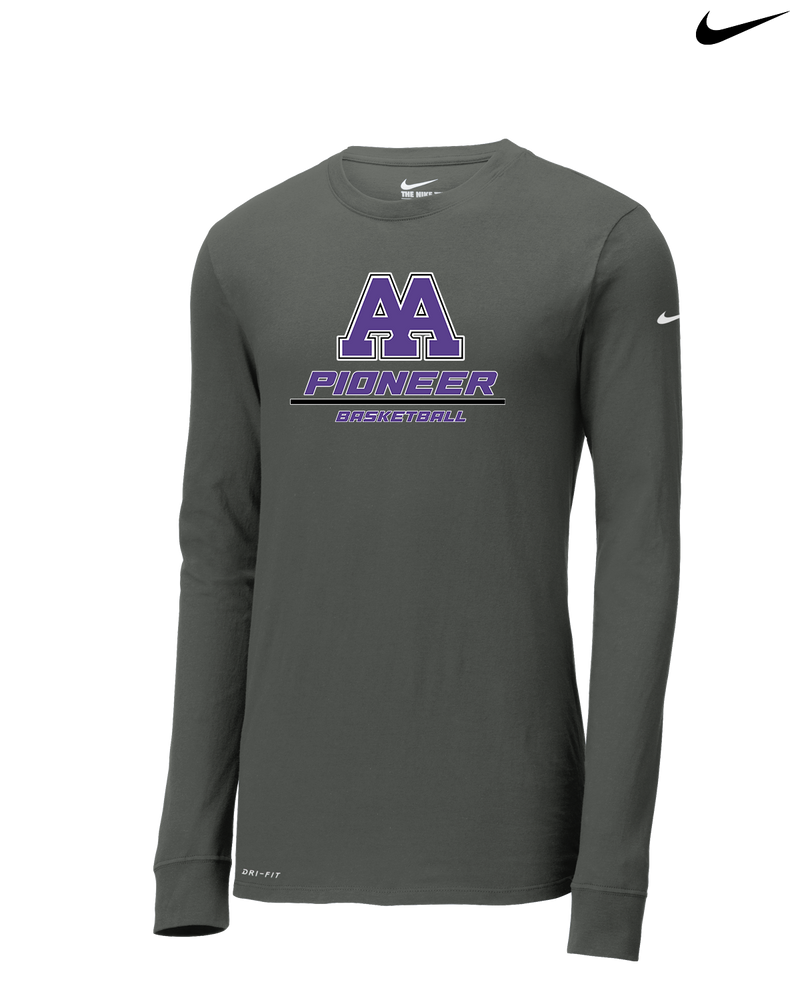 Pioneer HS Girls Basketball Split - Nike Dri-Fit Poly Long Sleeve