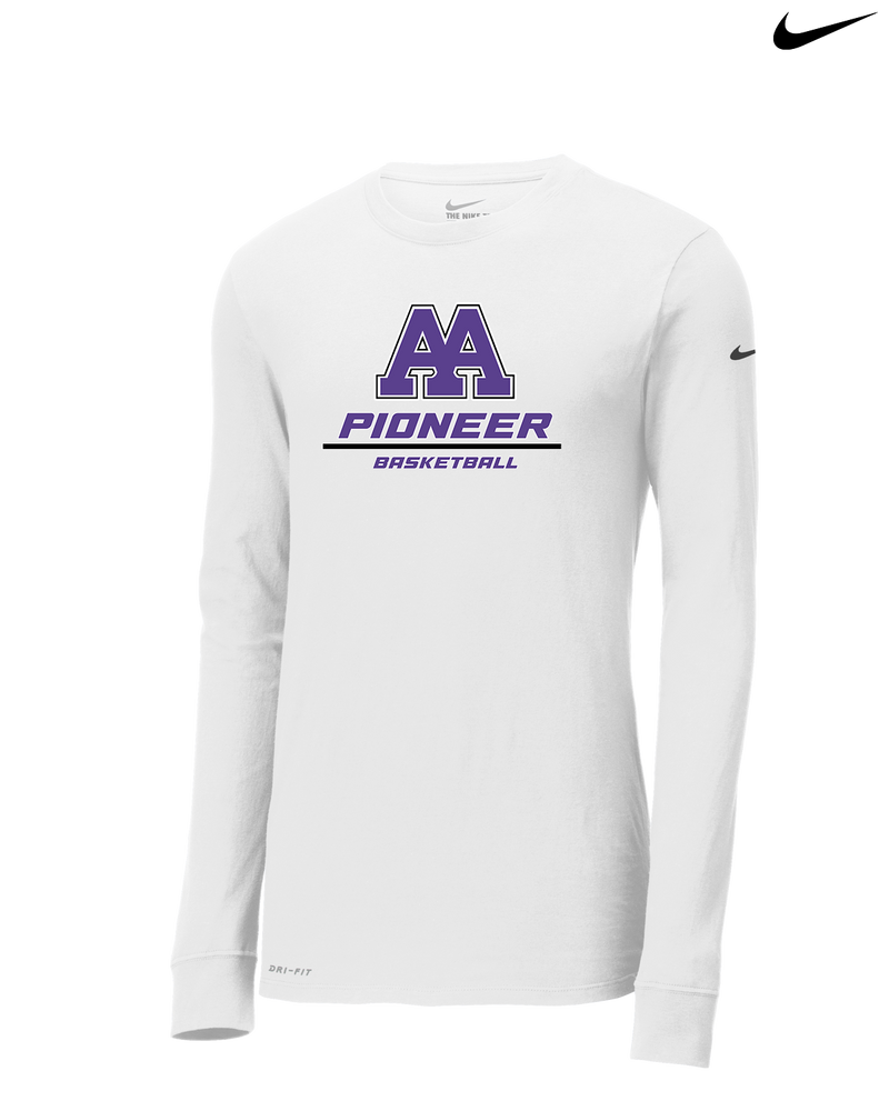 Pioneer HS Girls Basketball Split - Nike Dri-Fit Poly Long Sleeve