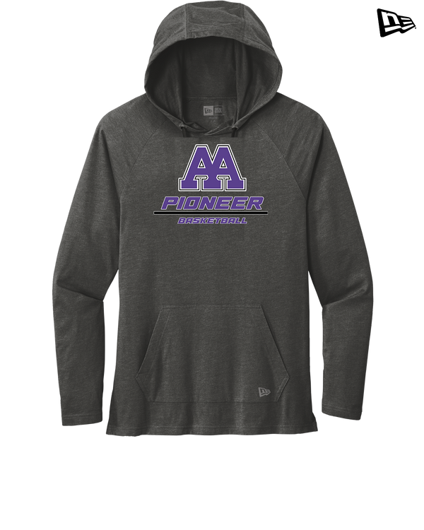 Pioneer HS Girls Basketball Split - New Era Tri Blend Hoodie
