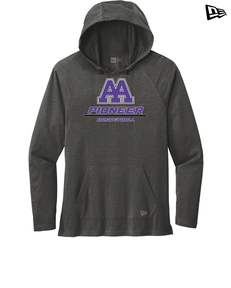 Pioneer HS Girls Basketball Split - New Era Tri Blend Hoodie