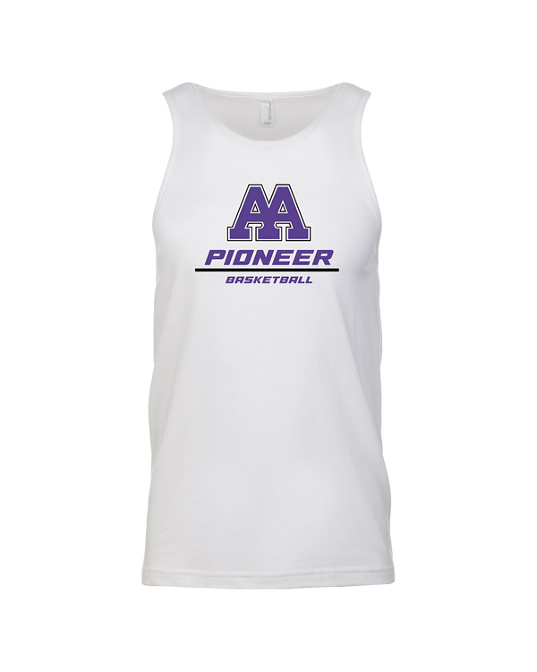 Pioneer HS Girls Basketball Split - Mens Tank Top