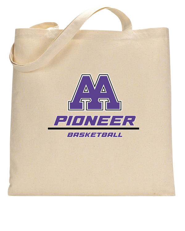 Pioneer HS Girls Basketball Split - Tote Bag