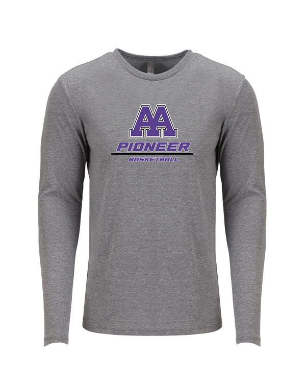 Pioneer HS Girls Basketball Split - Tri Blend Long Sleeve