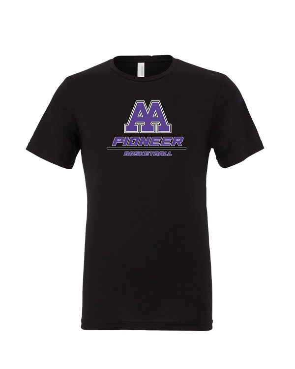 Pioneer HS Girls Basketball Split - Mens Tri Blend Shirt