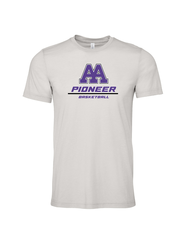 Pioneer HS Girls Basketball Split - Mens Tri Blend Shirt