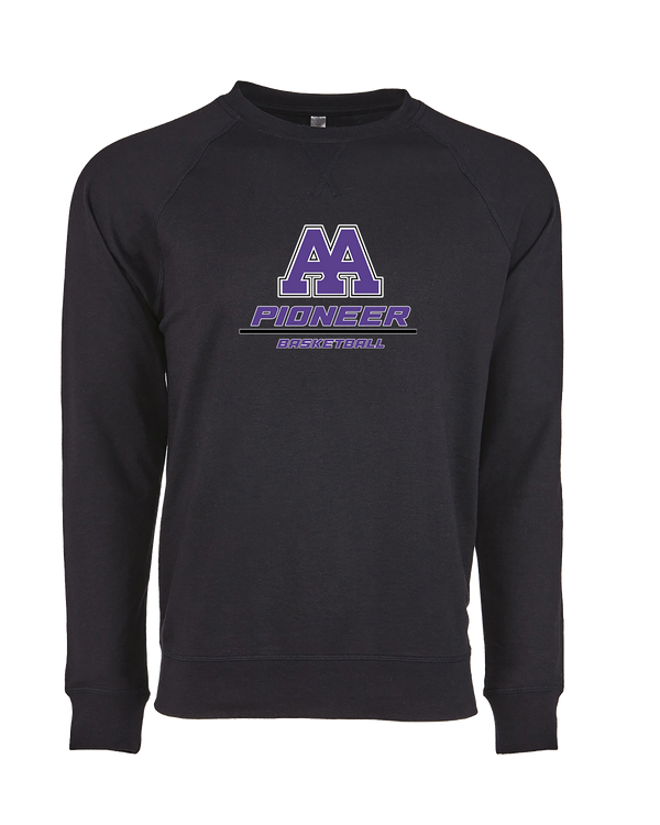 Pioneer HS Girls Basketball Split - Crewneck Sweatshirt