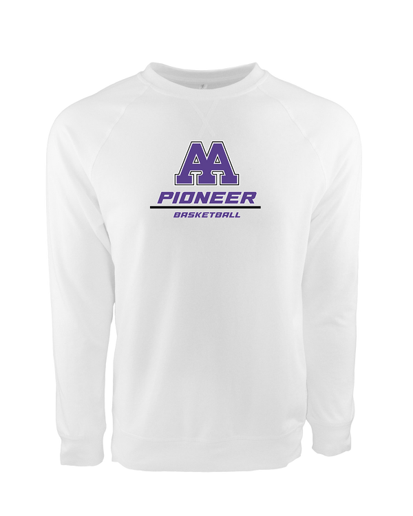 Pioneer HS Girls Basketball Split - Crewneck Sweatshirt