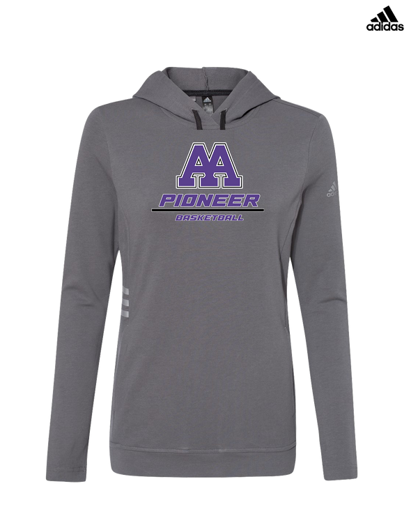 Pioneer HS Girls Basketball Split - Adidas Women's Lightweight Hooded Sweatshirt