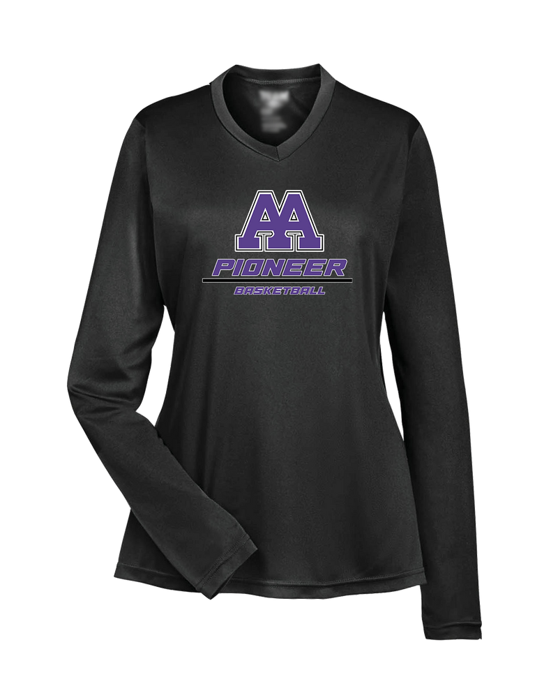 Pioneer HS Girls Basketball Split - Womens Performance Long Sleeve