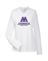 Pioneer HS Girls Basketball Split - Womens Performance Long Sleeve